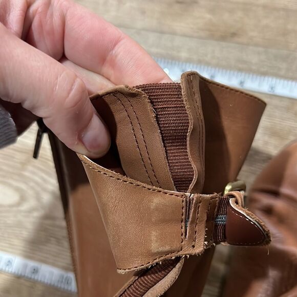 Ralph Lauren Brown Leather hall Riding Boot size 7.5 b Jenessa - Picture 15 of 15